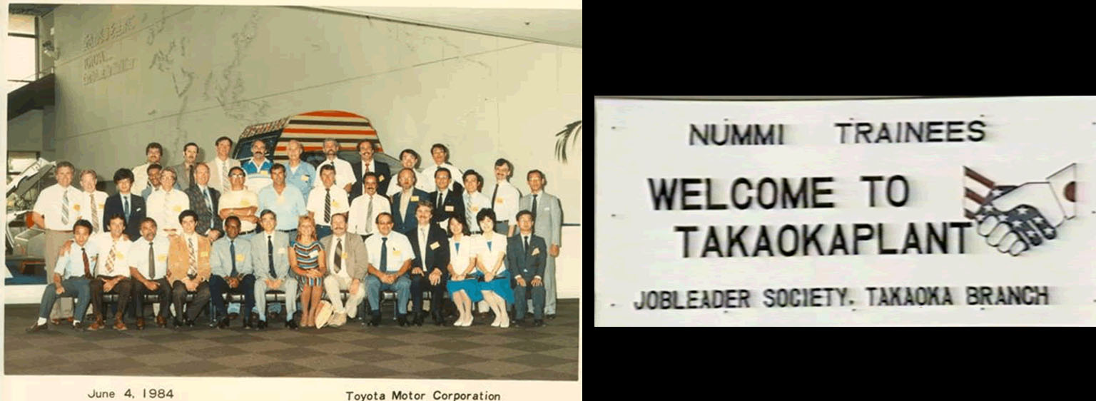 Photo of Nummi leadership 1984