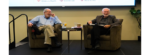 Edgar Schein and John Shook at the Stanford Lean Healthcare Academic Conference.