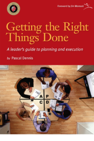Getting the right Things Done