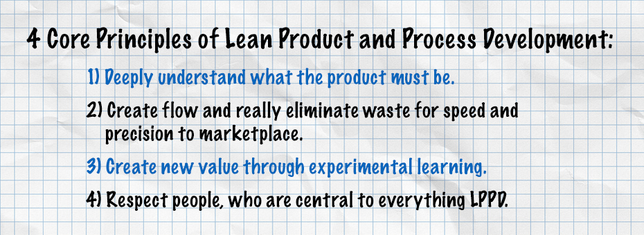 4 Core Principles of Lean Product and Process Development Explained