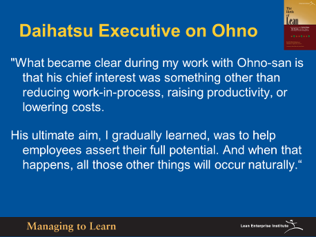Shook-Daihatsu Executive on Ohno