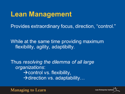 Shook-Lean Management