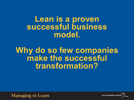 Shook-Lean is Proven Business Model