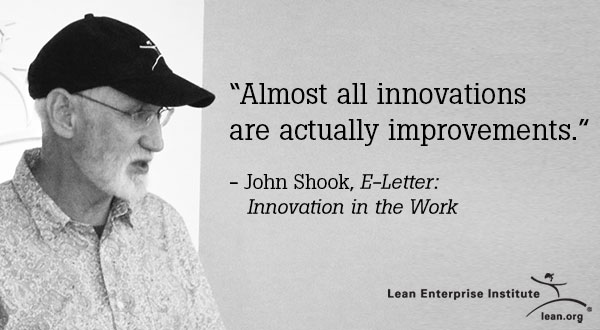 Almost all innovations are actually improvements