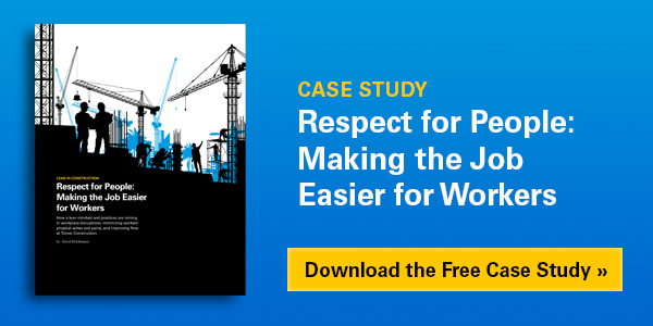 Respect for People: Making the Job Easier for Workers