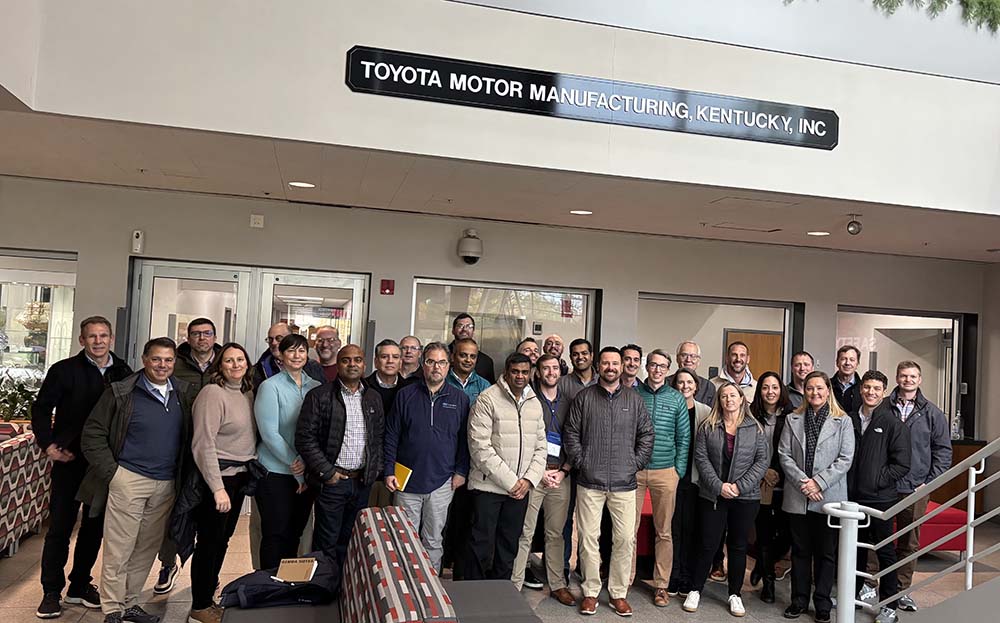 LEI Lean Leadership Learning Tour Group at Toyota in Kentucky