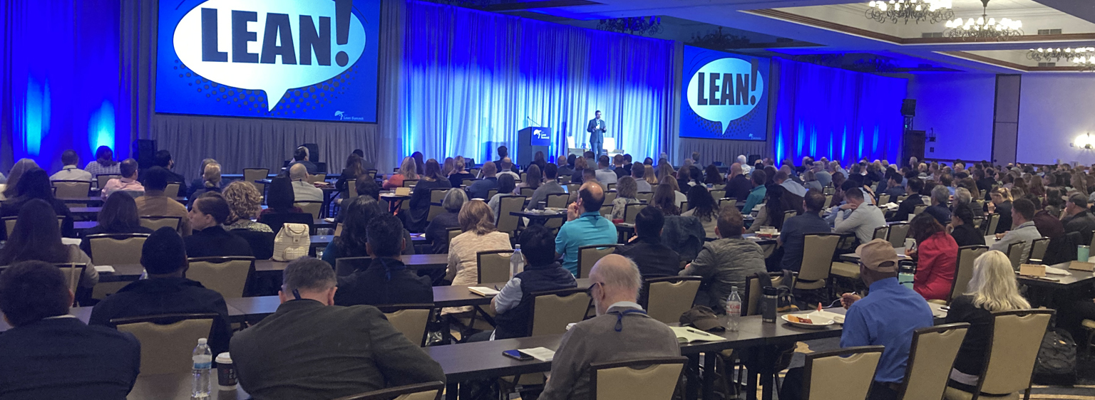 Crowd at lean summit 2024