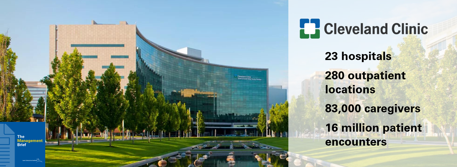 Inside Cleveland Clinic's lean transformation