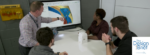 Program team is reviewing 3D tolerance analysis of a new design.