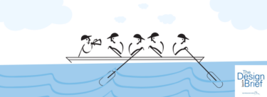 ROWERS rowing in different directions