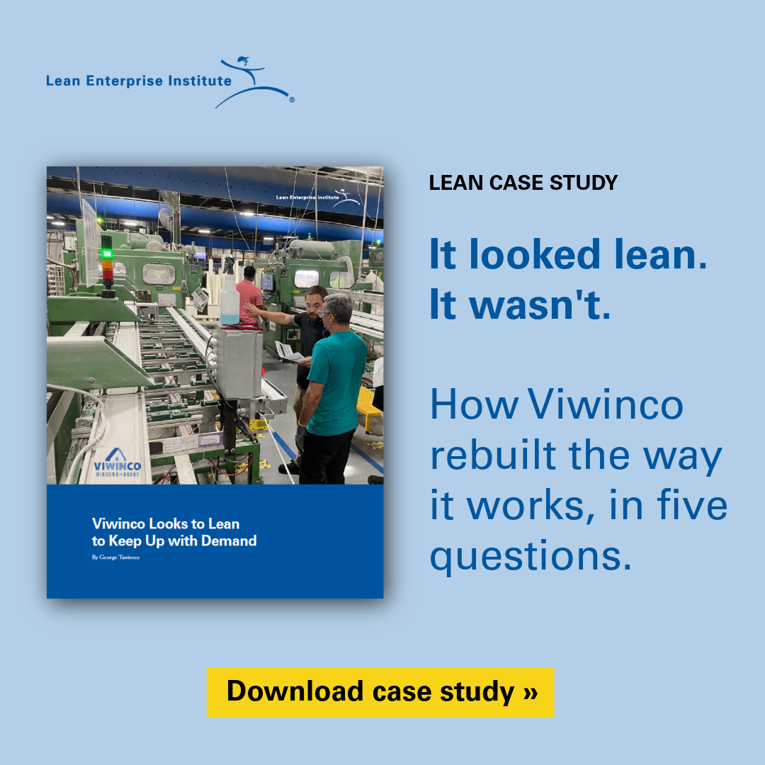 The Lean Transformation at Viwinco, Part 1: Moving Forward with Lean